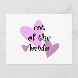 Postal Gato de la novia