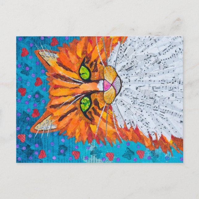 Postal Gato de Marmalade (Anverso)