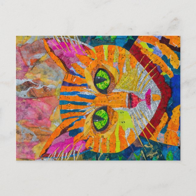 Postal Gato de tigre (Anverso)