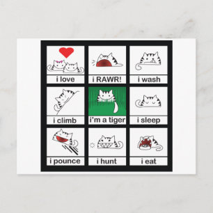 Postal Gato de tigre