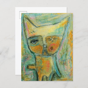 Postal Gato de un ojo