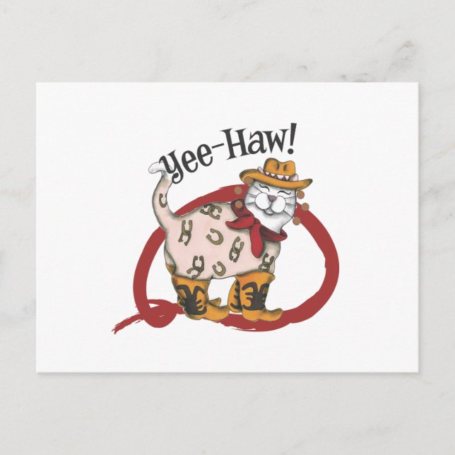 Postal Gato de vaca (Anverso)