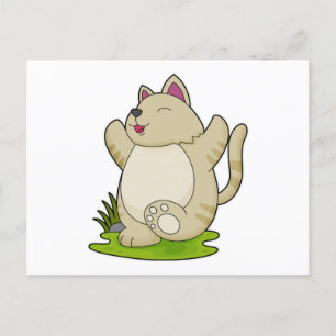 Postal Gato de yoga