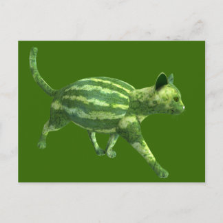 Postal Gato del Día Nacional de la sandía