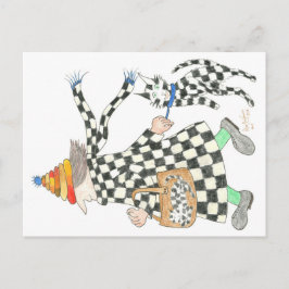 Postal Gato del harlequin de MadCatWoman