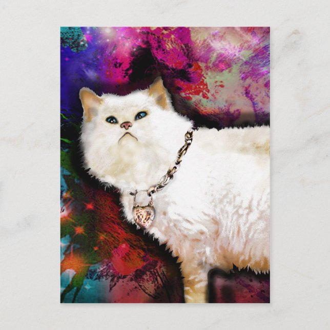 Postal Gato del Himalaya (Anverso)