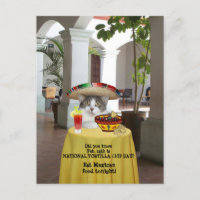 Gato divertido del Día Nacional de la Tortilla