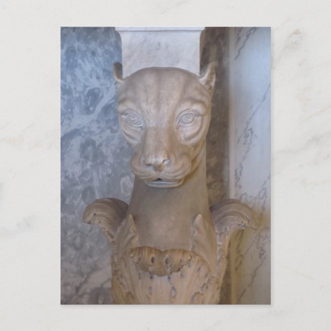 Postal Gato egipcio (Anverso)