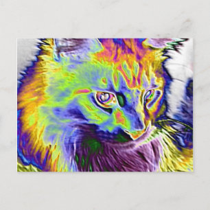 Postal Gato eléctrico