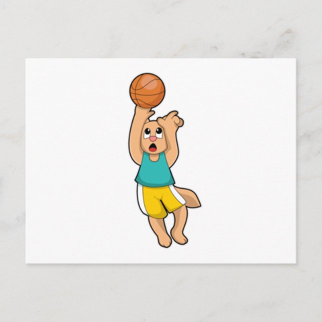 Postal Gato en deportes de baloncesto (Anverso)