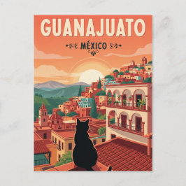 Postal Gato en Guanajuato México