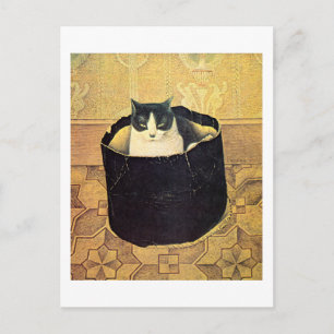 Postal Gato en Hatbox, Solomon Meijer