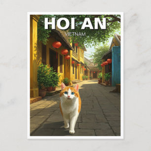 Postal Gato en Hoi y Vietnam