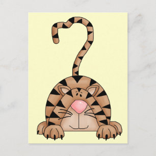 Postal Gato En La Presa