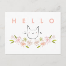 Gato en los crisantemos