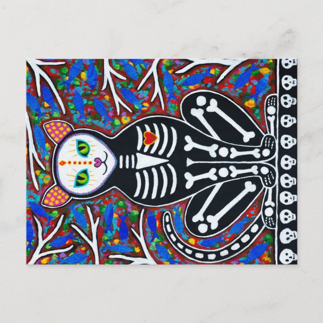 Postal Gato espiritual (Anverso)