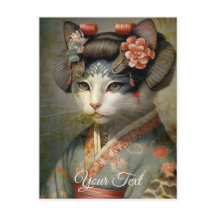 Gato Geisha. Personalizar.