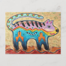 Postal Gato gruñón