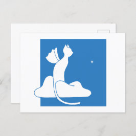 Postal Gato guardián