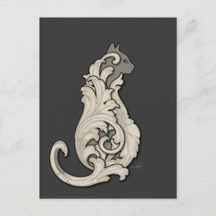 Postal Gato Illustrio