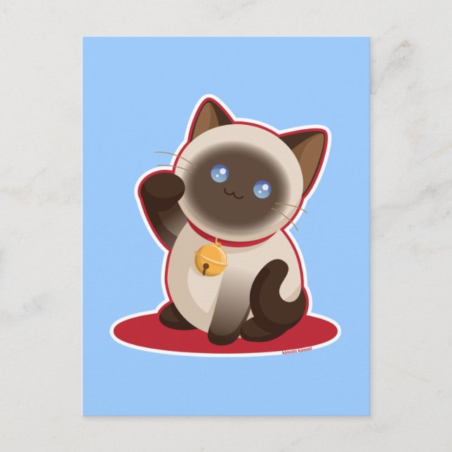 Postal Gato Lucky (Anverso)