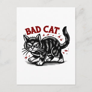 Postal Gato malo
