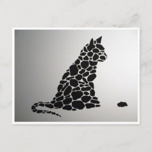 Postal gato moderno