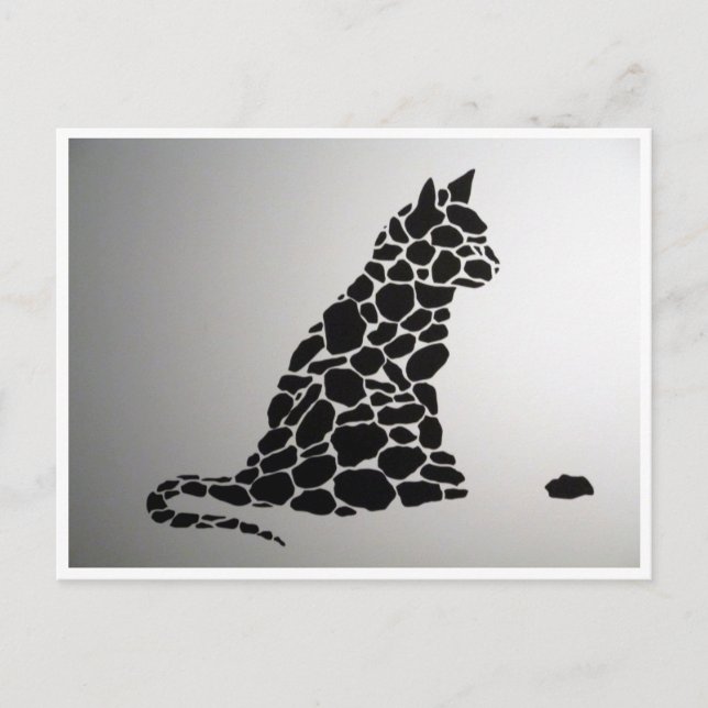 Postal gato moderno (Anverso)
