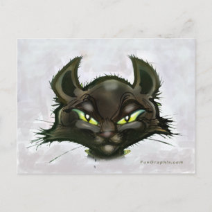 Postal Gato negro