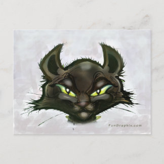 Postal Gato negro