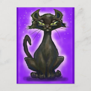 Postal Gato negro