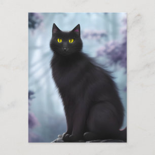 Postal Gato negro