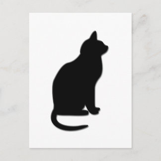 Postal Gato negro