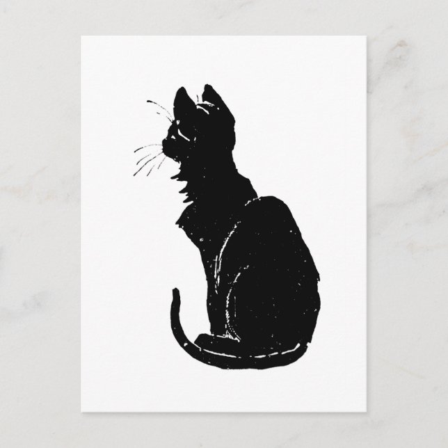 Postal Gato negro, Alexandre Steinlen (Anverso)