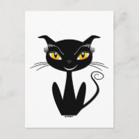 Gato negro caprichoso
