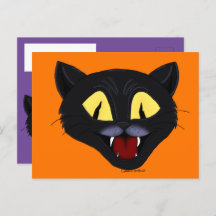 Gato negro de Halloween