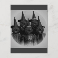 Gato negro vintage/brujas