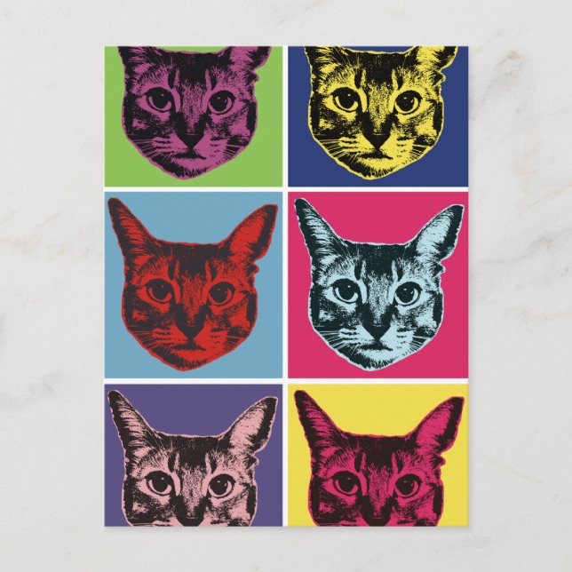 Postal Gato pop Nobigao (Anverso)