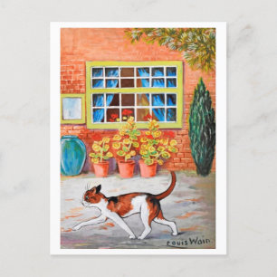 Postal Gato Prowling, Louis Wain