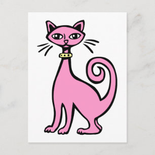 Postal Gato retro