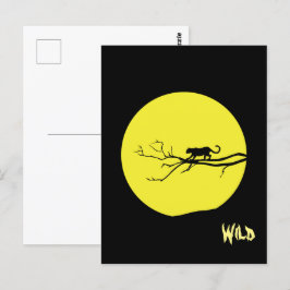Postal Gato salvaje