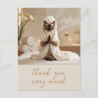 Gato siamés en spa Gracias