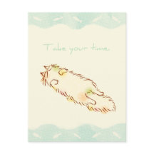 Gato Sleepy Fluffy Tómate tu tiempo