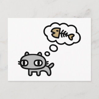 Postal Gato soñador