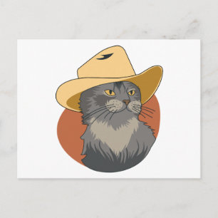 Postal Gato Vaquero