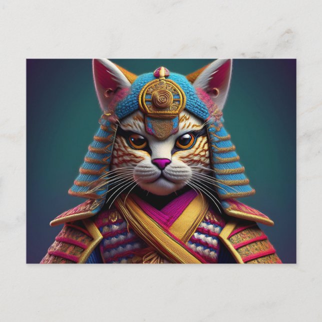 Postal Gato Yarn de AI (Anverso)