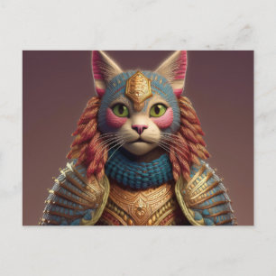 Postal Gato Yarn de AI