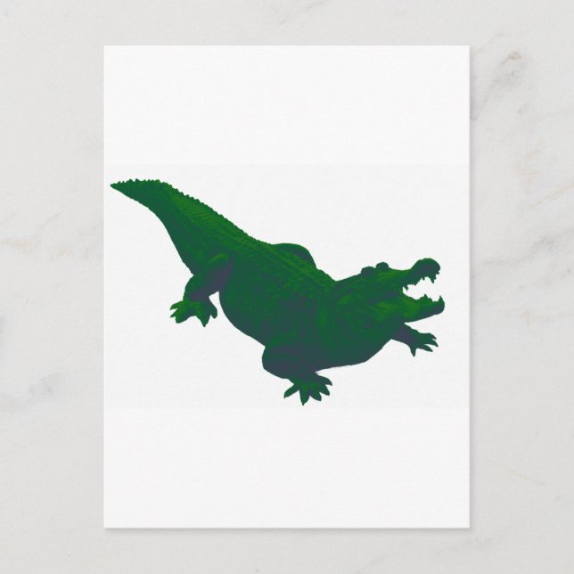 POSTAL GATOR EN VERDE (Anverso)