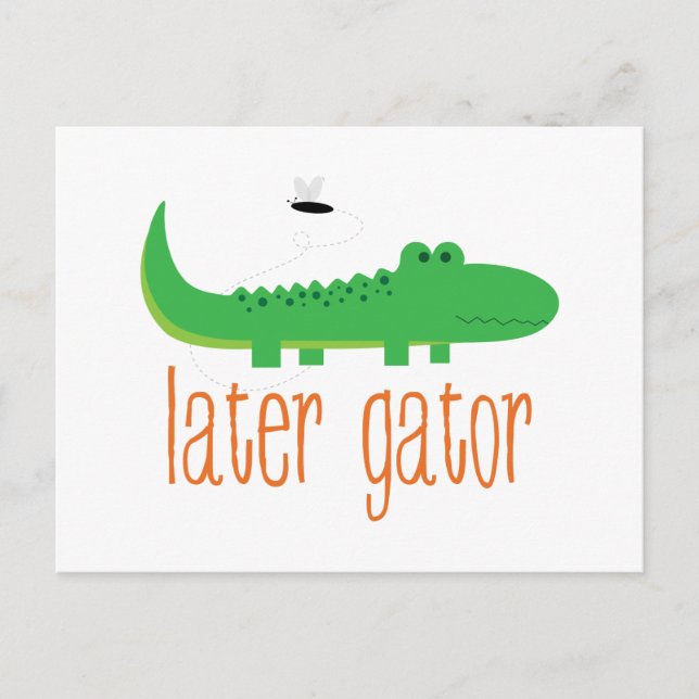 Postal Gator posterior (Anverso)