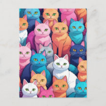 Gatos arcoiris, paso a paso